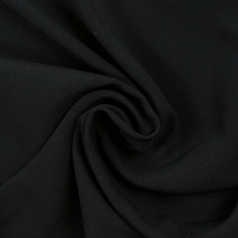 Crêpe de polyviscose noir