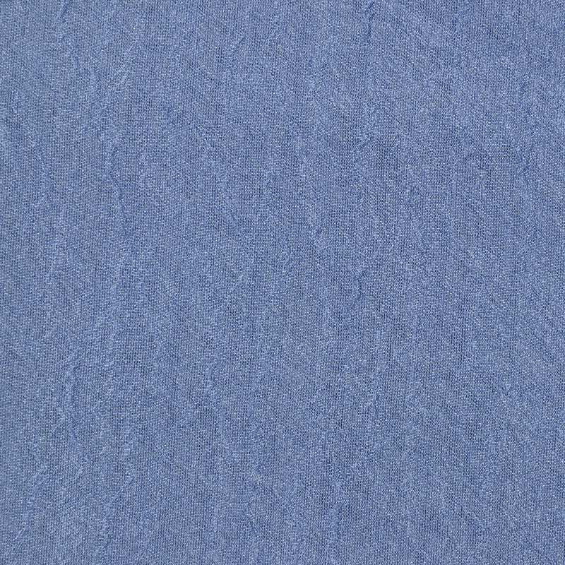 100% Soie froissée bleu bleuet