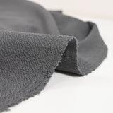 Jersey polyester texturé gris