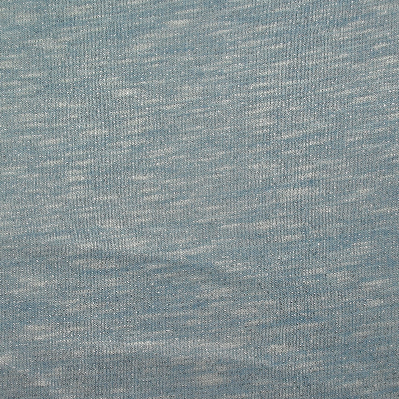 Maille chinée Elisa lurex argent fond bleu layette