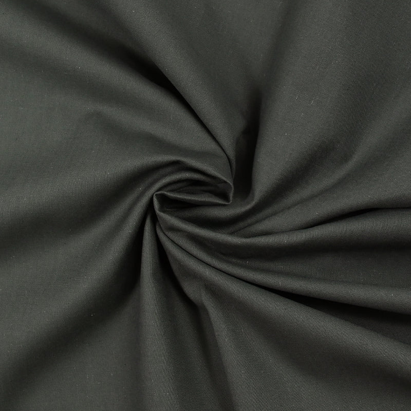 Coton uni anthracite