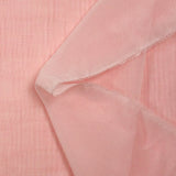 Mousseline de coton rose clair