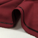 Tissu tailleur en polyester bordeaux