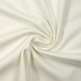 Jersey de coton blanc nacré