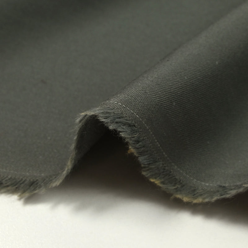 Sergé de coton gris foncé