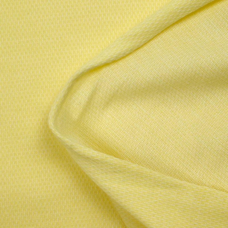 Maille fantaisie Marlène jaune et blanc