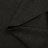 Maille 100% coton envers bouclette noir