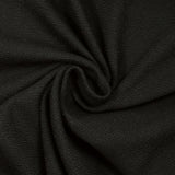 Maille 100% coton envers bouclette noir