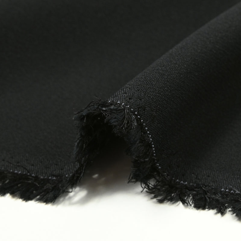 Crêpe de polyviscose noir
