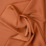 Crêpe satin polyester camel
