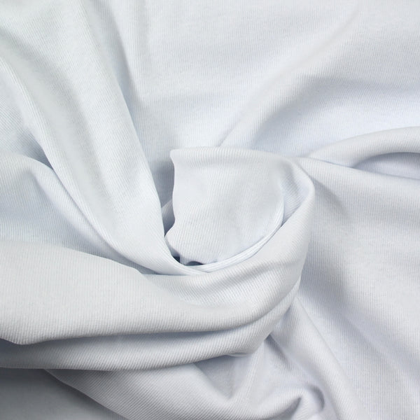 Jersey de coton blanc