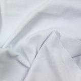 Jersey de coton blanc