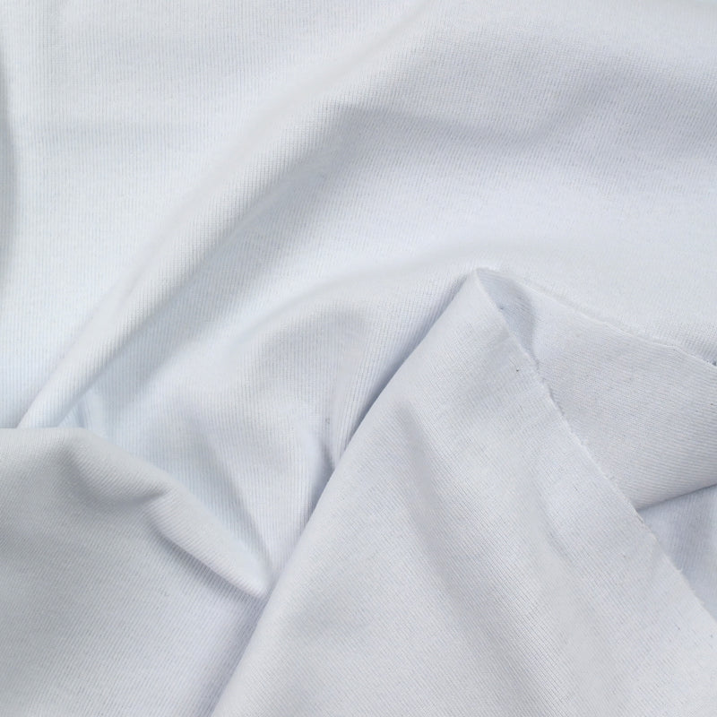 Jersey de coton blanc
