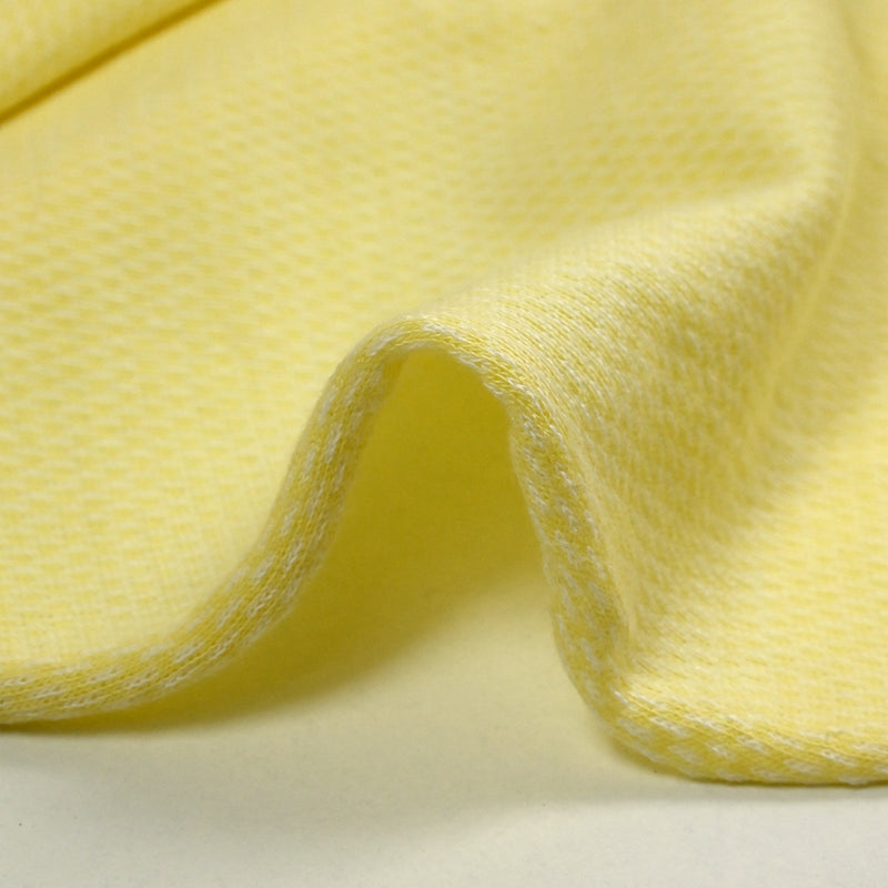 Maille fantaisie Marlène jaune et blanc