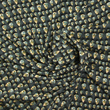 Jersey viscose fin imprimé diamant fond gris