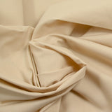 Polycoton uni beige clair