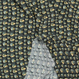 Jersey viscose fin imprimé diamant fond gris