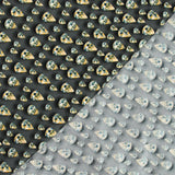 Jersey viscose fin imprimé diamant fond gris