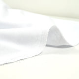 Jersey de coton blanc