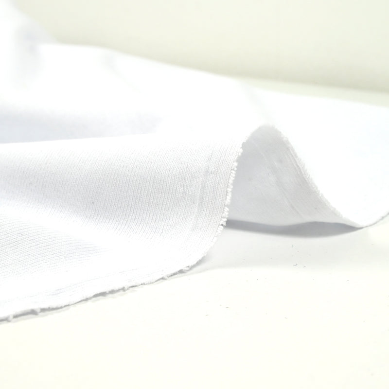 Jersey de coton blanc