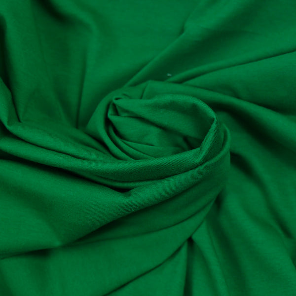 Jersey de coton vert mentholé