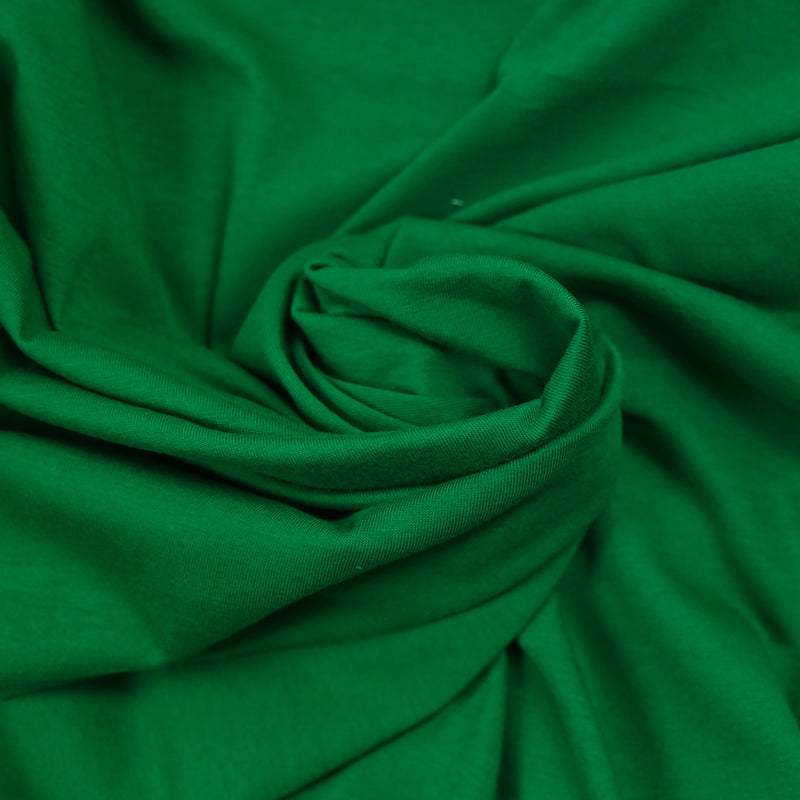 Jersey de coton vert mentholé