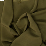 Crêpe de viscose marbré kaki