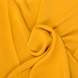 Crêpe de viscose marbré curry
