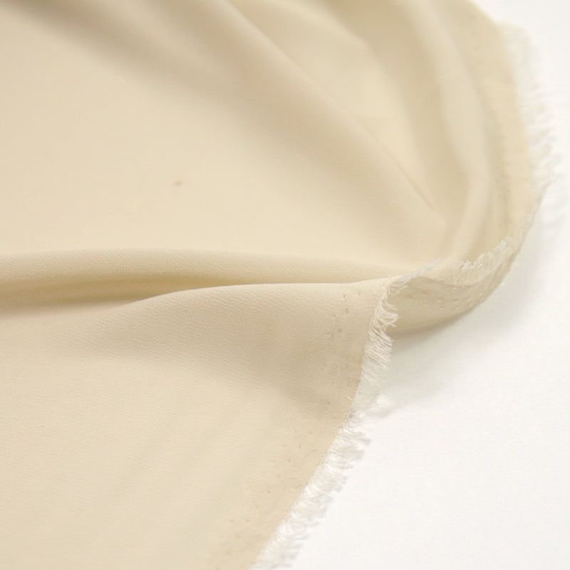 Crêpe georgette fine polyester argile