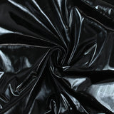Poliéster fino negro brillante.