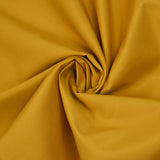 Polyester uni moutarde