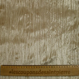 Champagne sequins crinkled velvet jersey
