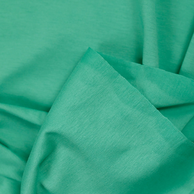 Jersey de coton diabolo menthe