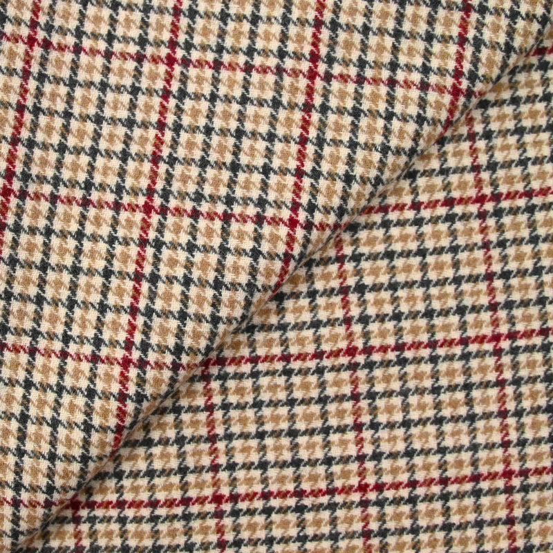 Wool mixed chicken dual -sided gray