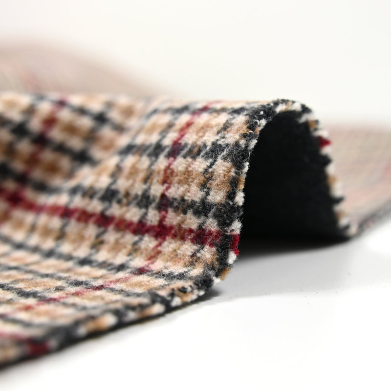 Wool mixed chicken dual -sided gray