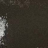 Sequins noirs sur tulle stretch