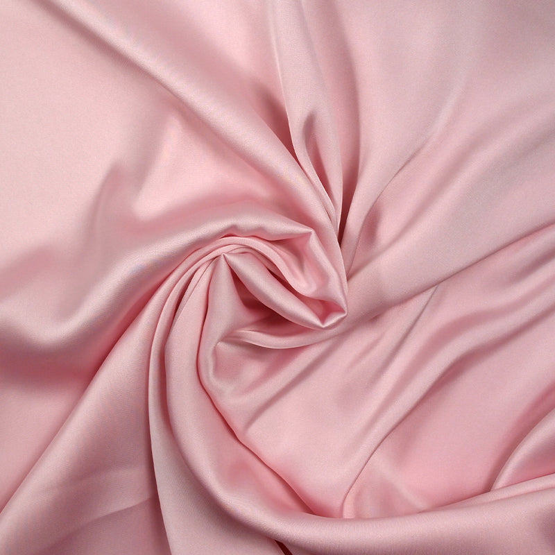 Doublure satin polyester rose layette