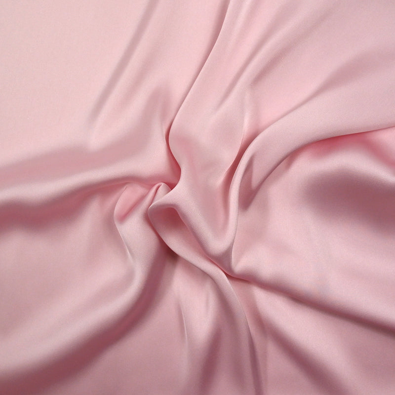 Doublure satin polyester rose layette