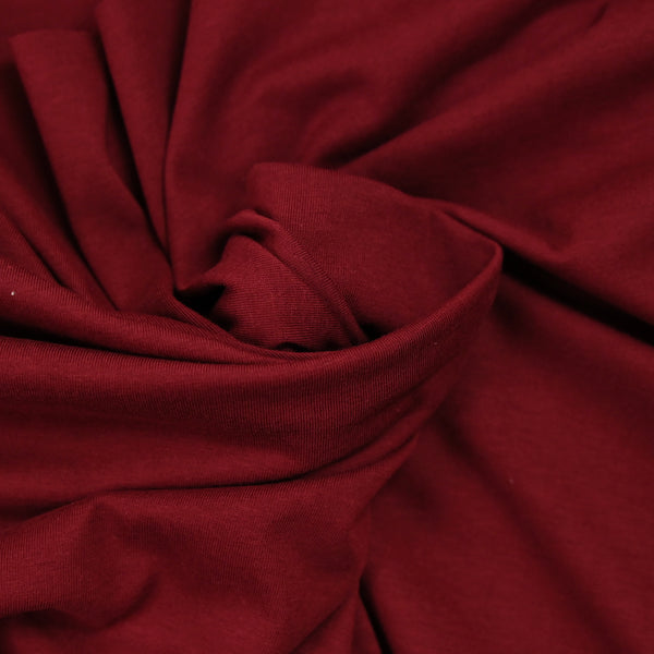 Jersey de coton lie de vin