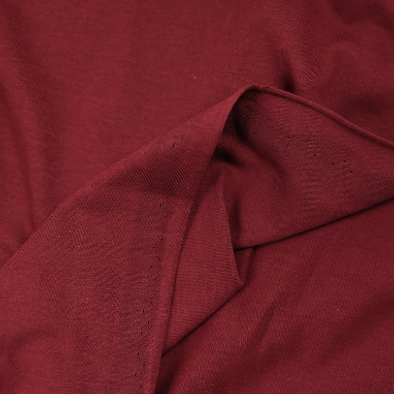 Jersey de coton lie de vin