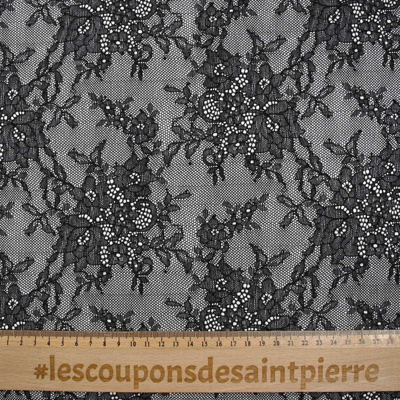 Dentelle polyamide Estelle noir