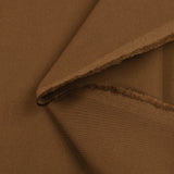 Gabardina de algodón elastano marrón