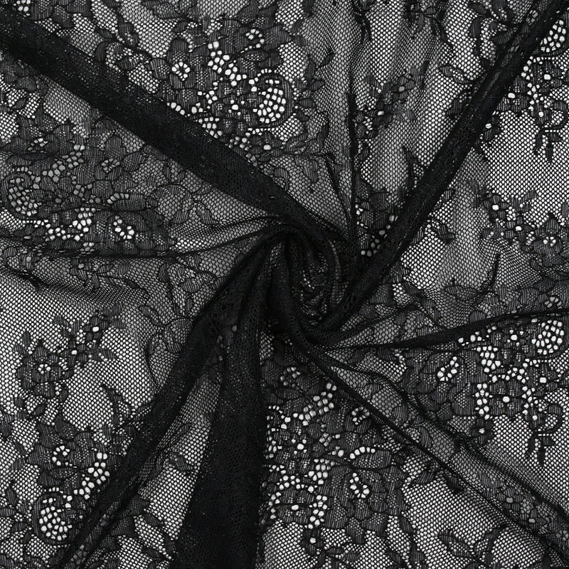 Dentelle polyamide Estelle noir