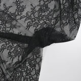 Dentelle polyamide Estelle noir