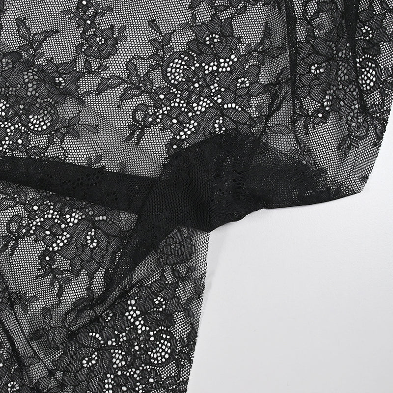 Dentelle polyamide Estelle noir