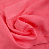 100% Soie froissée rose