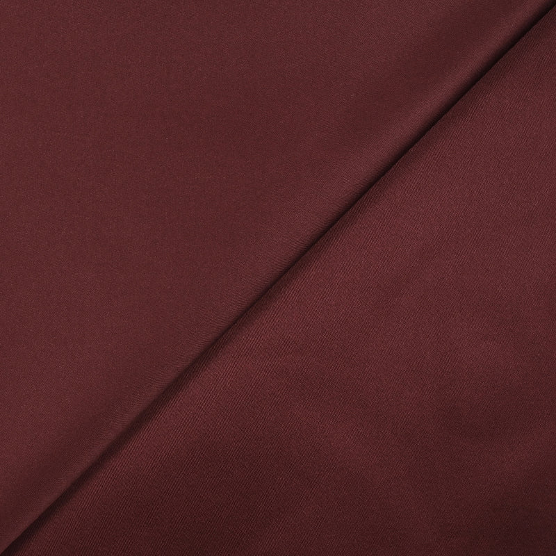 Satin duchesse polyester lie de vin