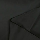 Satin duchesse polyester noir