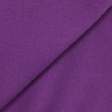 Tissu sweat minkee violet