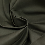 Gabardine de coton kaki foncé